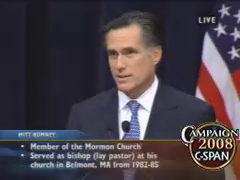 Mitt Romney Faith Speech